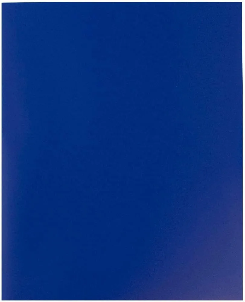 JAM Paper Plastic 2-Pocket POP Folders