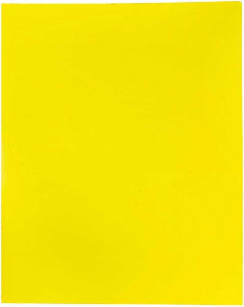 JAM Paper Plastic 2-Pocket POP Folders