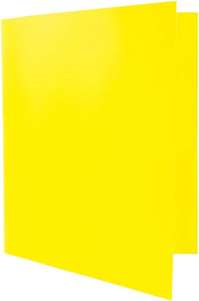 JAM Paper Plastic 2-Pocket POP Folders