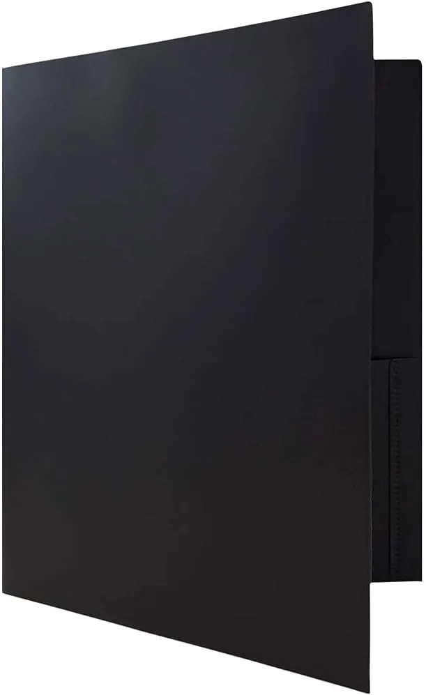 JAM Paper Plastic 2-Pocket POP Folders