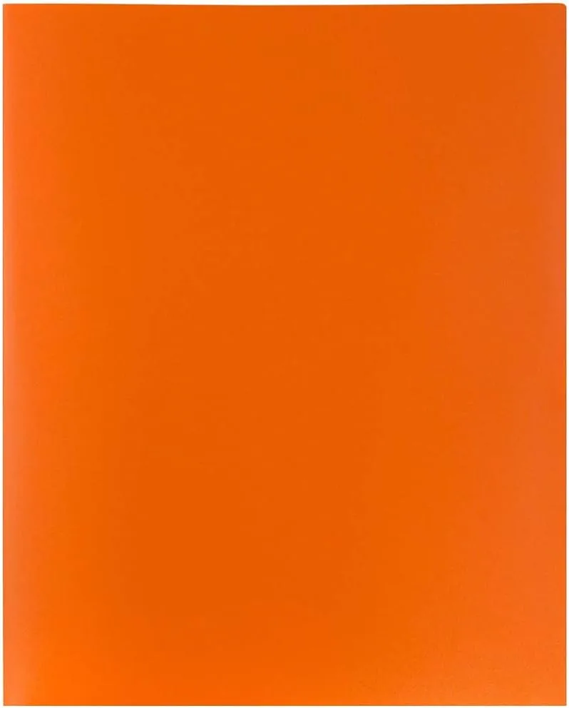 JAM Paper Plastic 2-Pocket POP Folders
