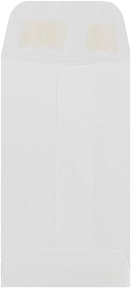 JAM PAPER Open-End Coin Envelopes - 24 lb Paper