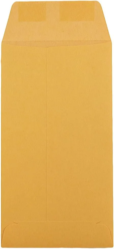 JAM PAPER Open-End Coin Envelopes - 24 lb Paper