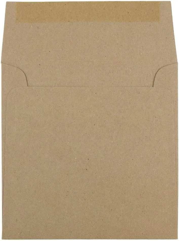 JAM Paper Square Invitation Envelopes (Recycled)