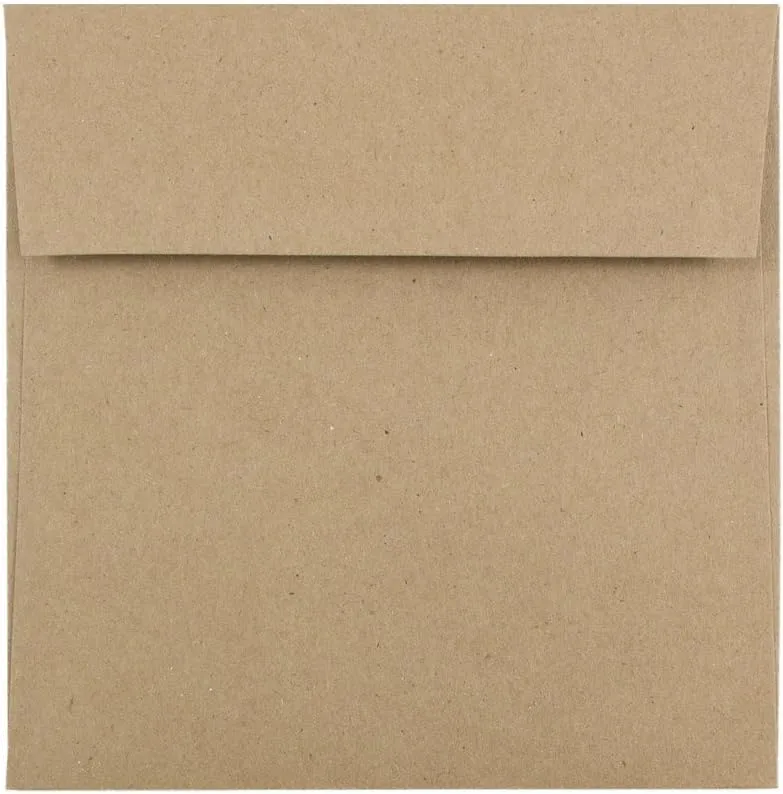 JAM Paper Square Invitation Envelopes (Recycled)