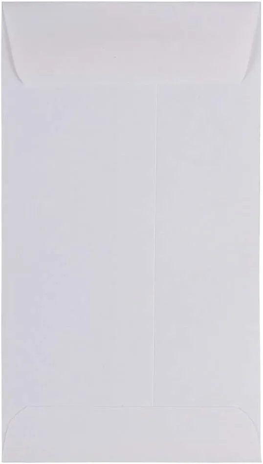JAM PAPER Open-End Coin Envelopes - 24 lb Paper