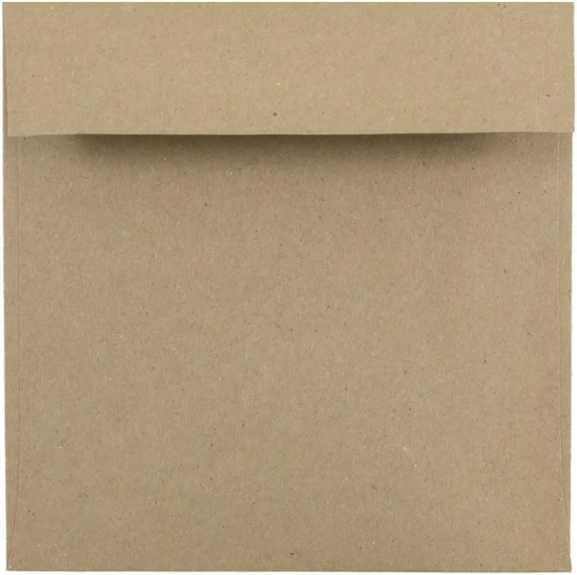 JAM Paper Square Invitation Envelopes (Recycled)