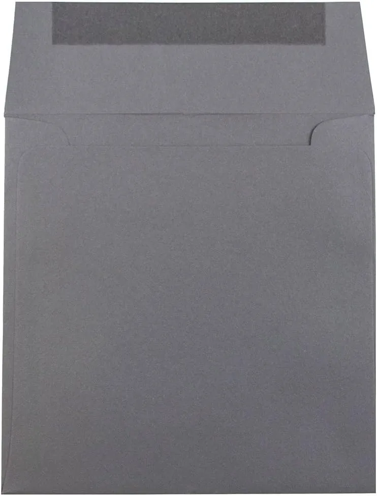 JAM PAPER Premium Dark Gray Invitation and Business Envelopes