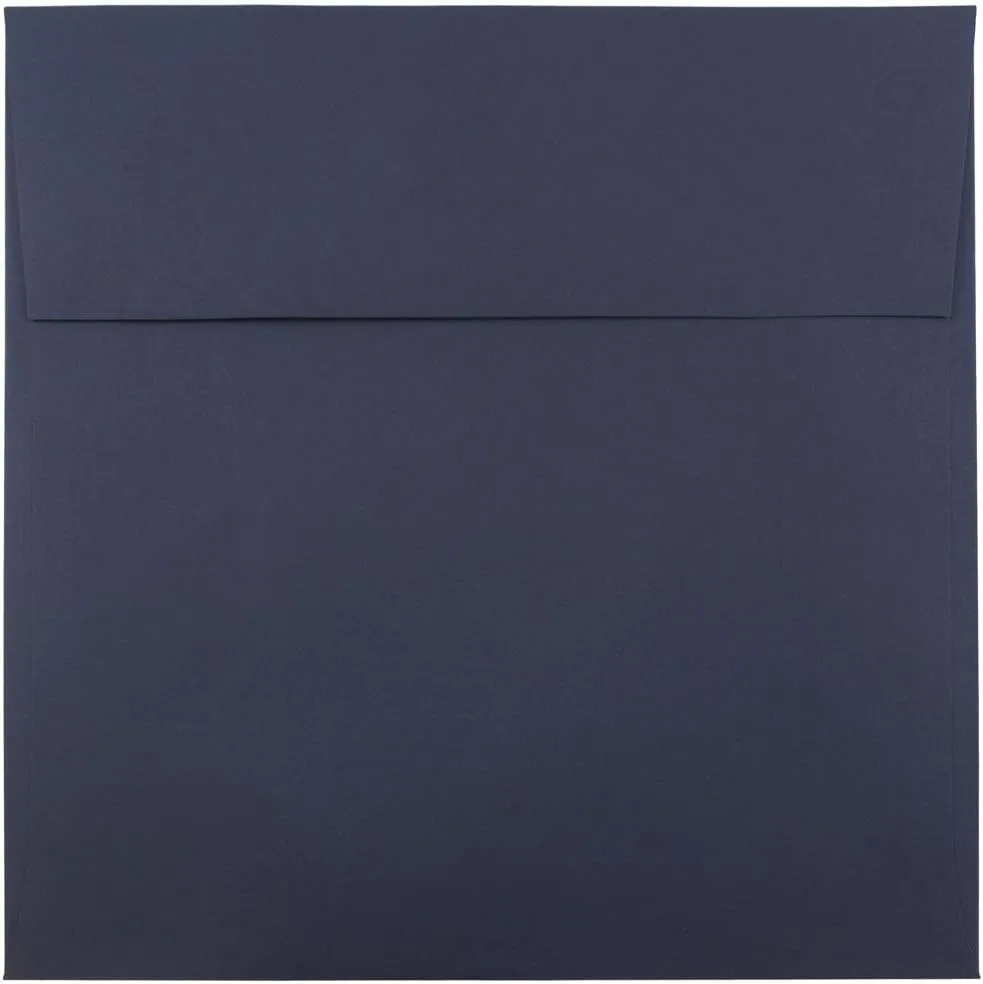 JAM PAPER Navy Blue Premium Invitation Envelopes - 25/Pack