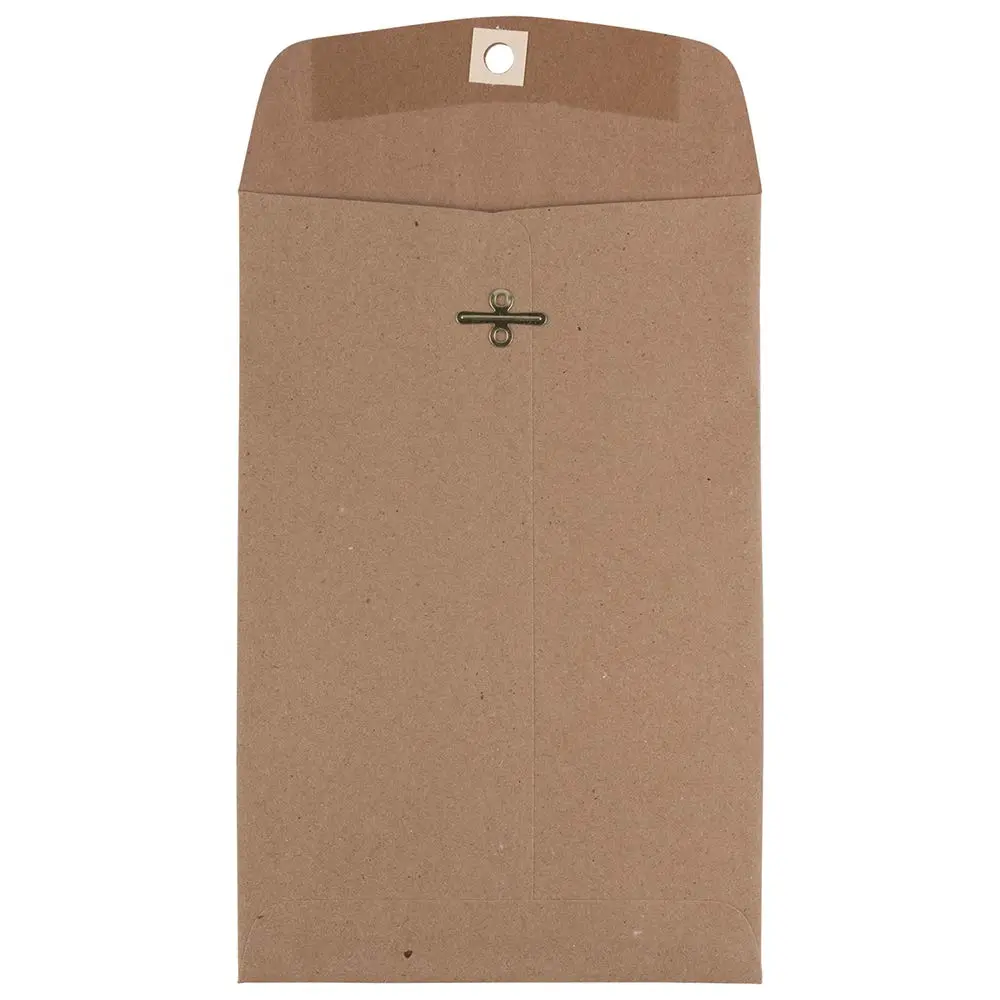 JAM PAPER 6 x 9 Open-End Catalog Envelopes with Clasp Closure