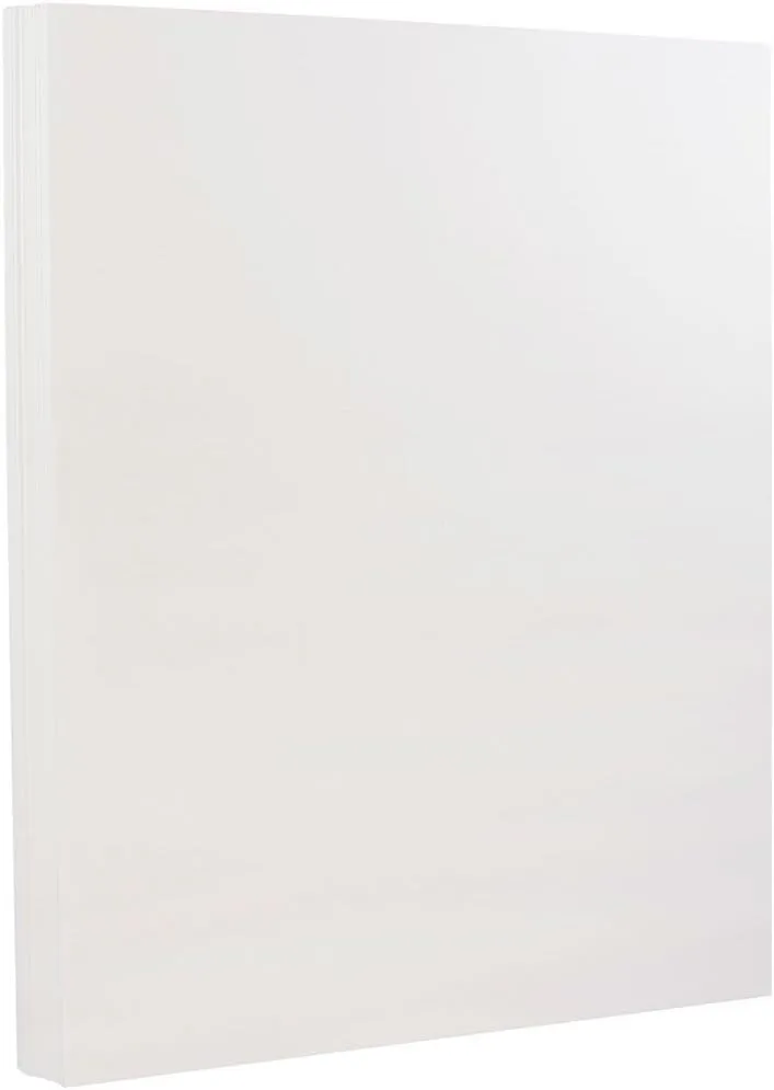 JAM PAPER Strathmore Cover Card Stock - Letter (8.5 x 11) - 50 Sheets