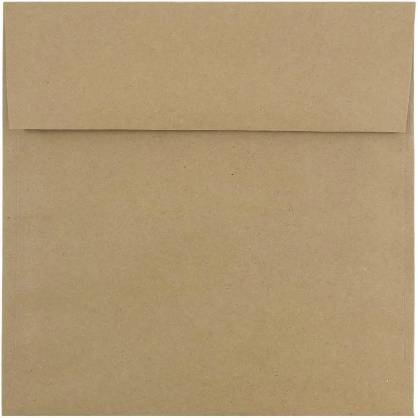 JAM Paper Square Invitation Envelopes (Recycled)