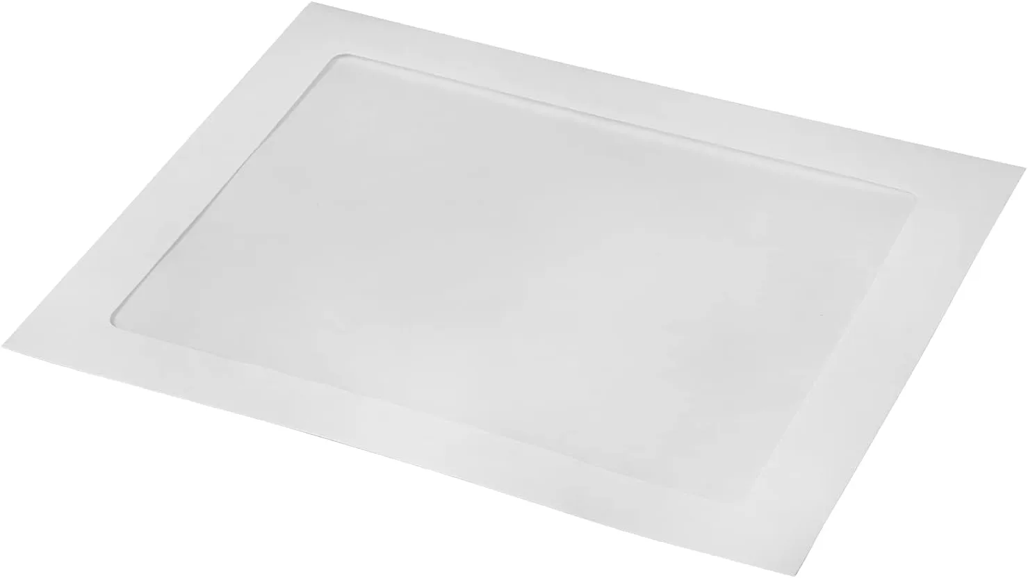 JAM Paper Window Booklet Envelopes - White - Gummed Closure - Single Window