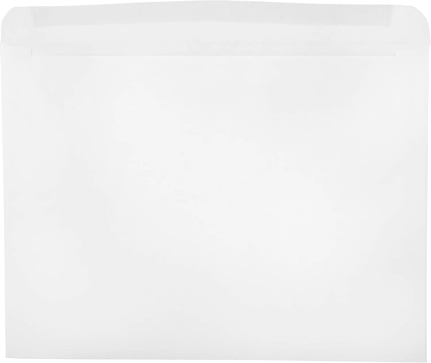 JAM Paper Window Booklet Envelopes - White - Gummed Closure - Single Window