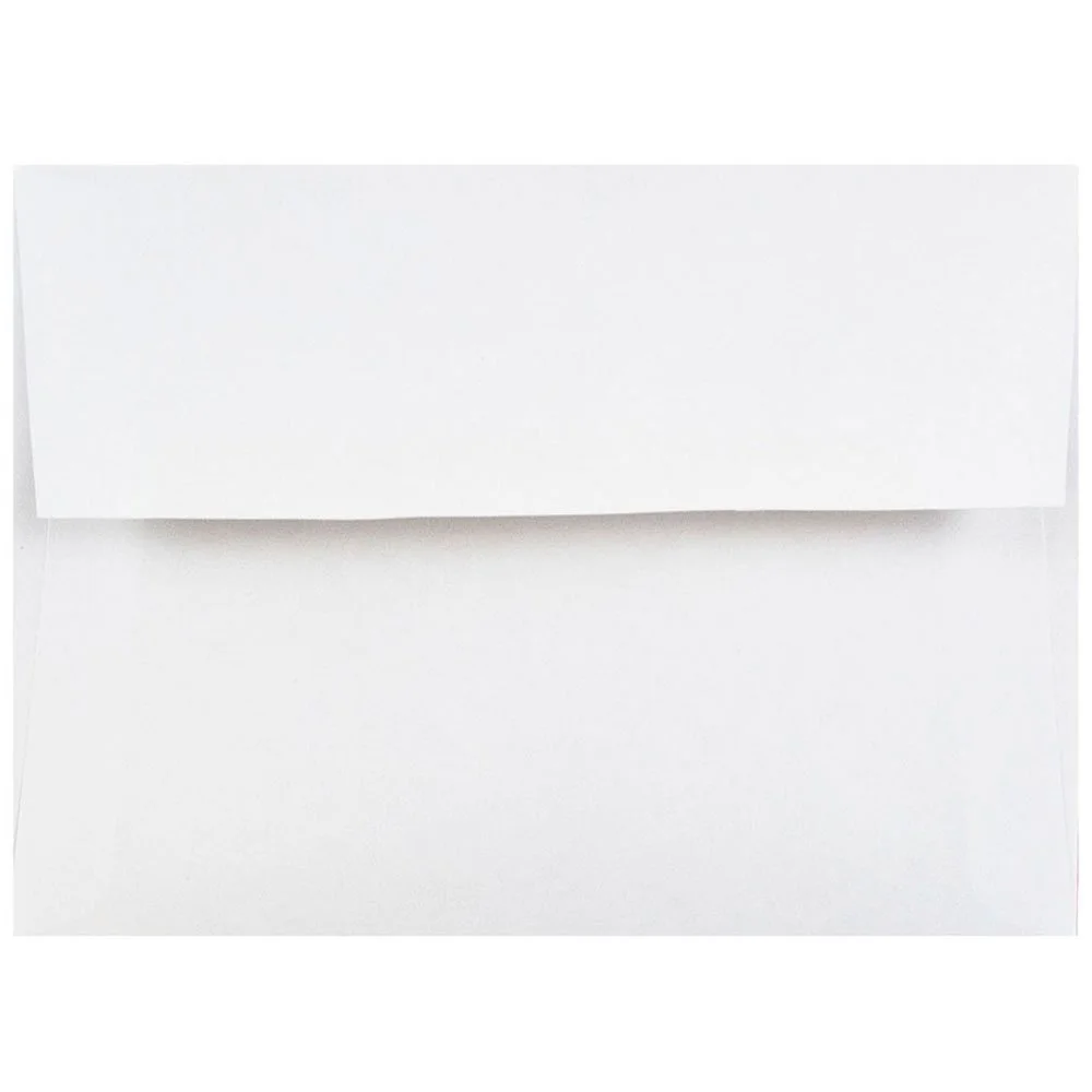 JAM PAPER 4Bar A1 Invitation Envelopes - 3 5/8 x 5 1/8 - White - 25/Pack