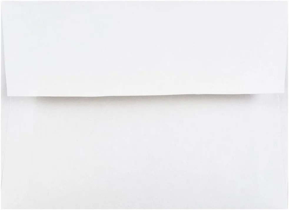 JAM PAPER 4Bar A1 Invitation Envelopes - 3 5/8 x 5 1/8 - White - 25/Pack