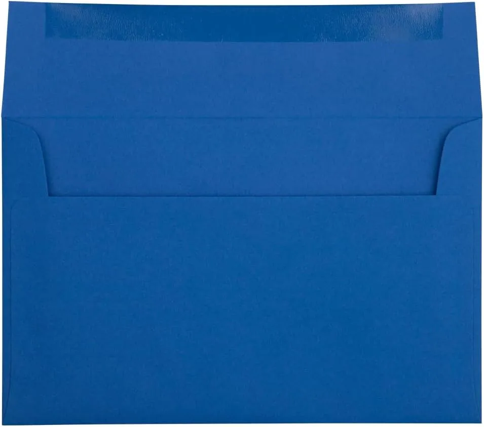 JAM PAPER Premium Invitation Envelopes - Presidential Blue