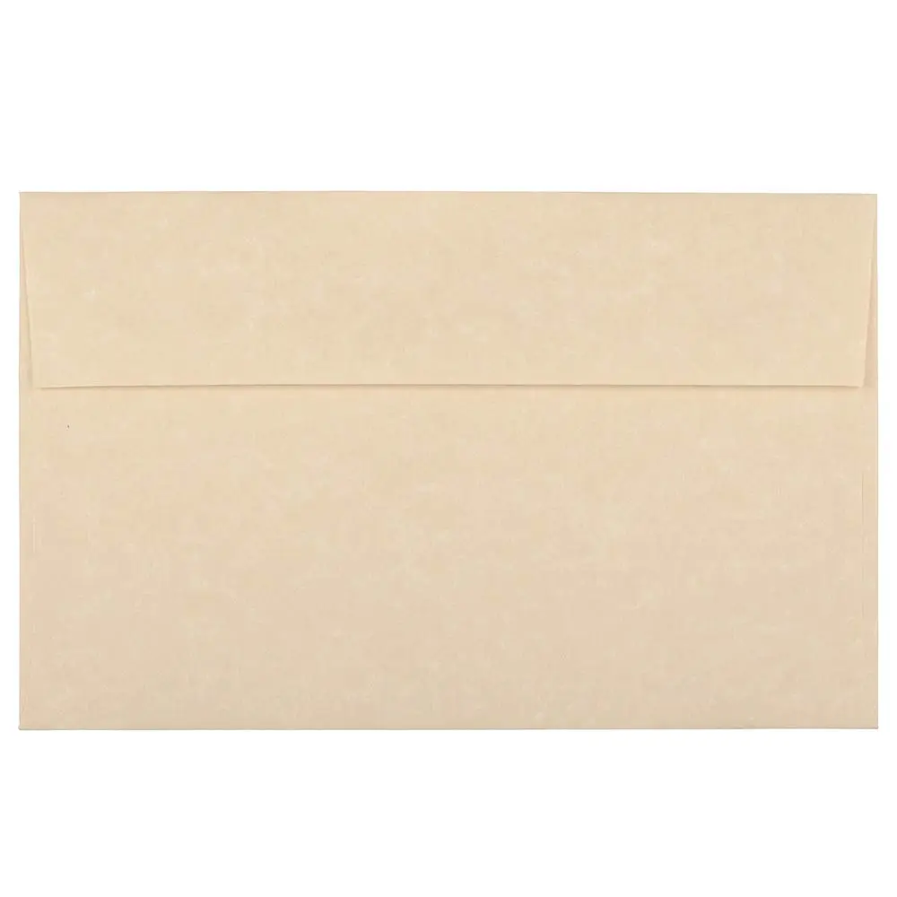 JAM PAPER Parchment Booklet Invitation Envelopes - 24 lb, 30% Recycled