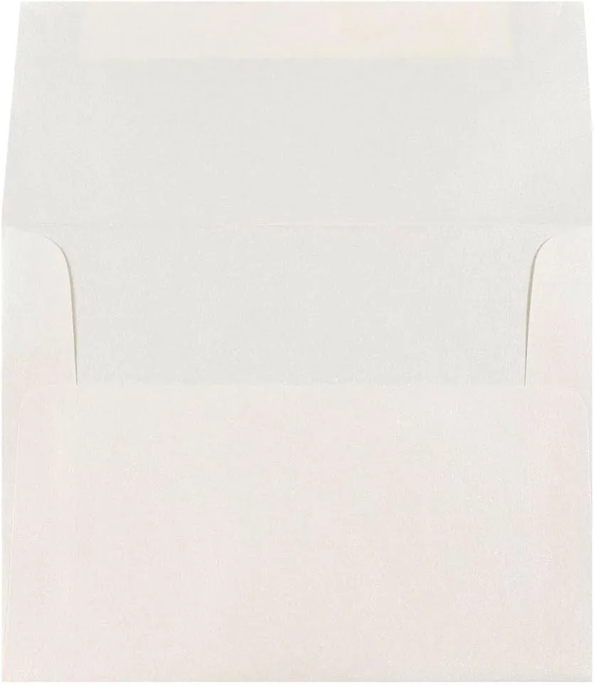 JAM PAPER Opal Stardream Metallic Invitation Envelopes