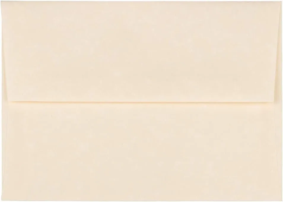 JAM PAPER Parchment Booklet Invitation Envelopes - 24 lb, 30% Recycled