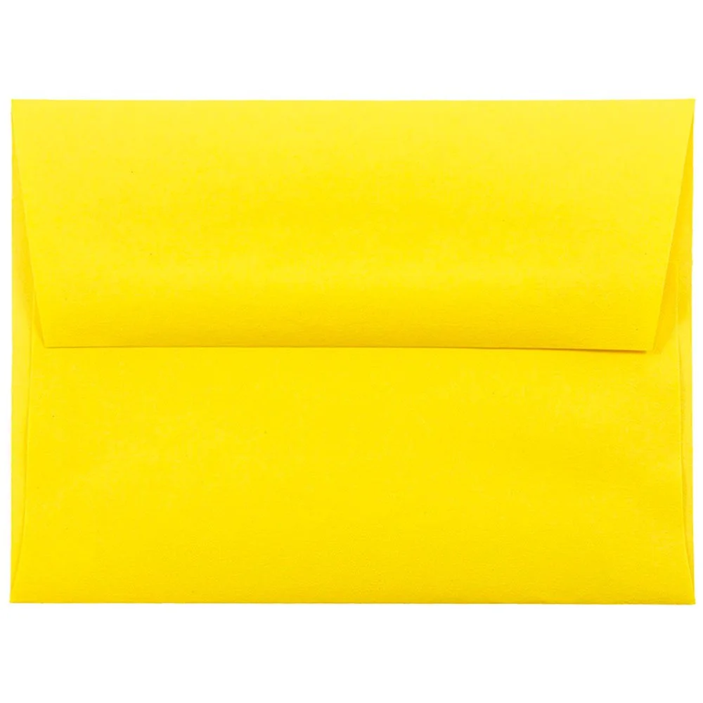 JAM PAPER Colored Envelopes (Recycled, Gummed Closure) - 25 Pack