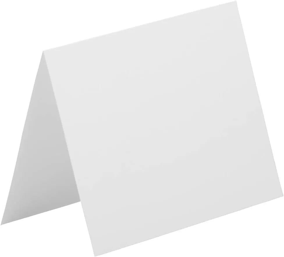 JAM PAPER Strathmore Foldover Cards - 80lb Wove - 25/Pack