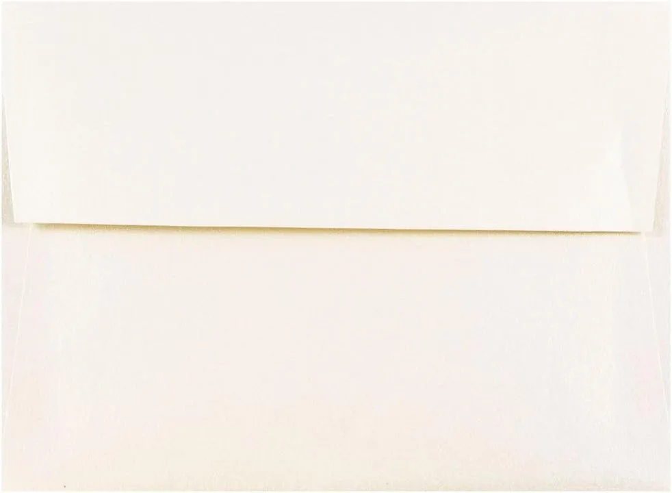 JAM PAPER Opal Stardream Metallic Invitation Envelopes