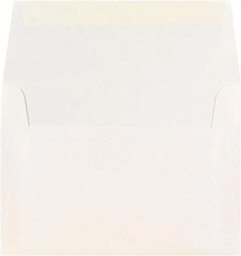 JAM PAPER Opal Stardream Metallic Invitation Envelopes