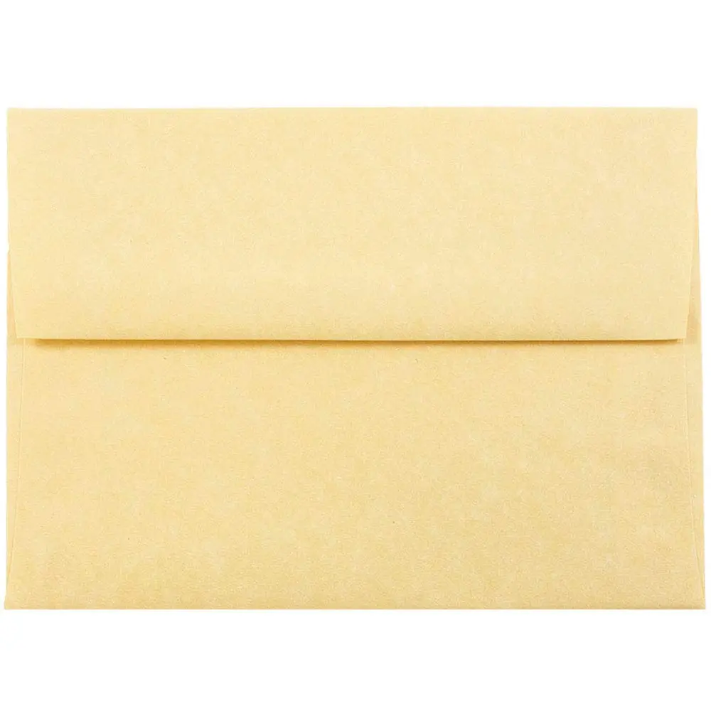 JAM PAPER Parchment Booklet Invitation Envelopes - 24 lb, 30% Recycled