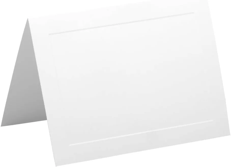 JAM PAPER Strathmore Foldover Cards - 80lb Wove - 25/Pack