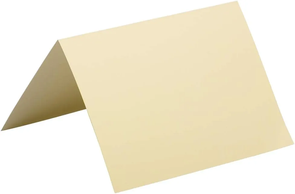JAM PAPER Strathmore Foldover Cards - 80lb Wove - 25/Pack