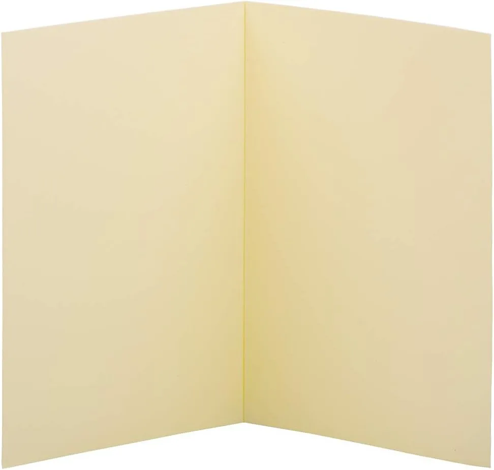 JAM PAPER Strathmore Foldover Cards - 80lb Wove - 25/Pack