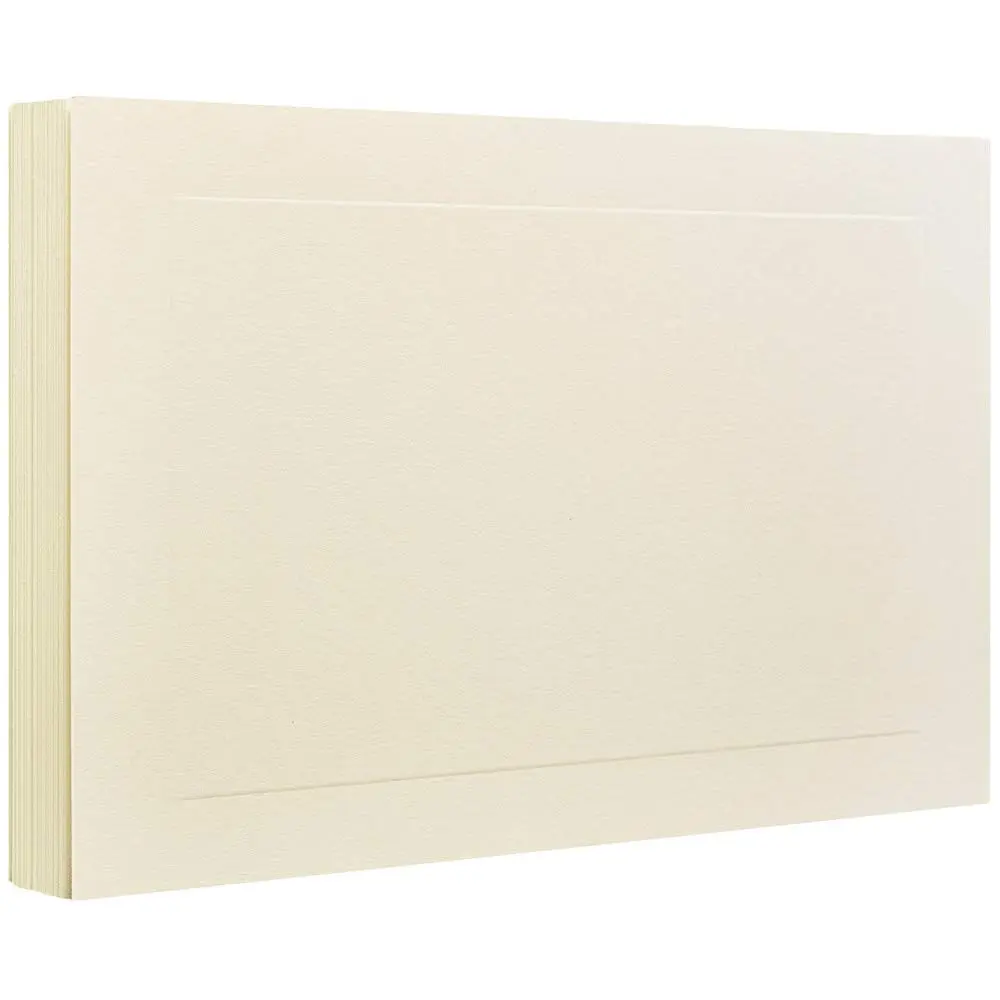 JAM PAPER Blank Flat Note Cards