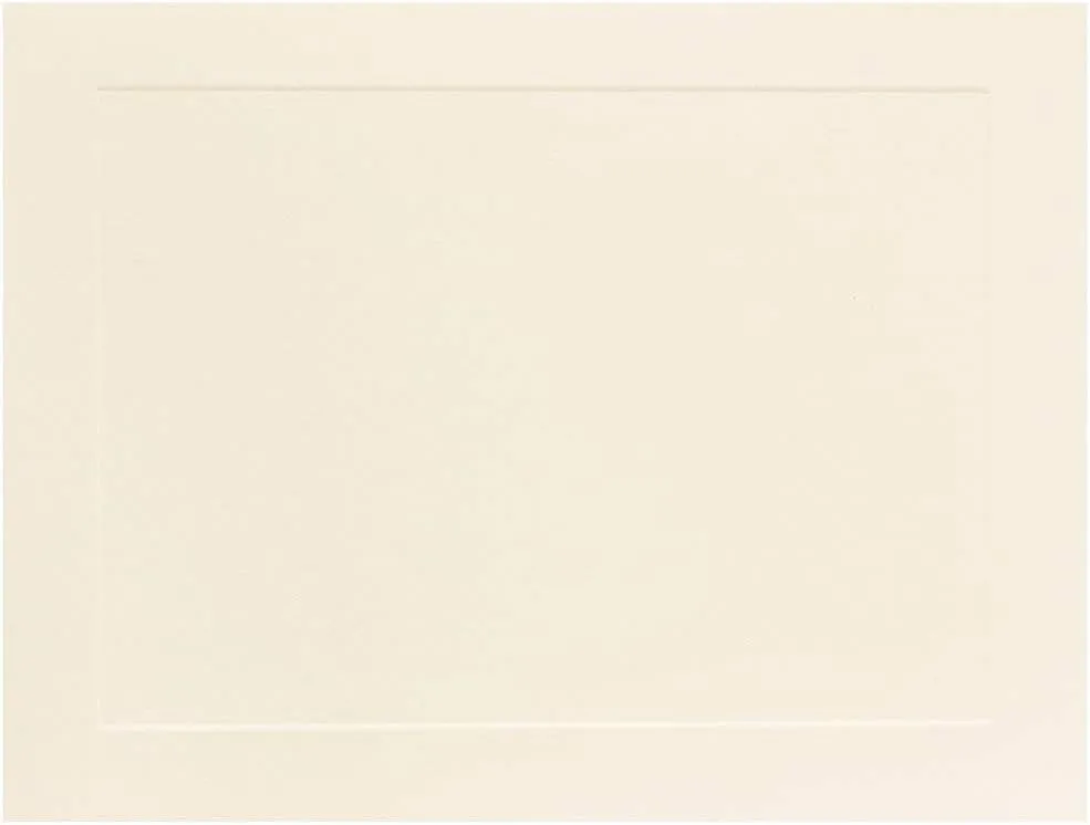 JAM PAPER Blank Flat Note Cards