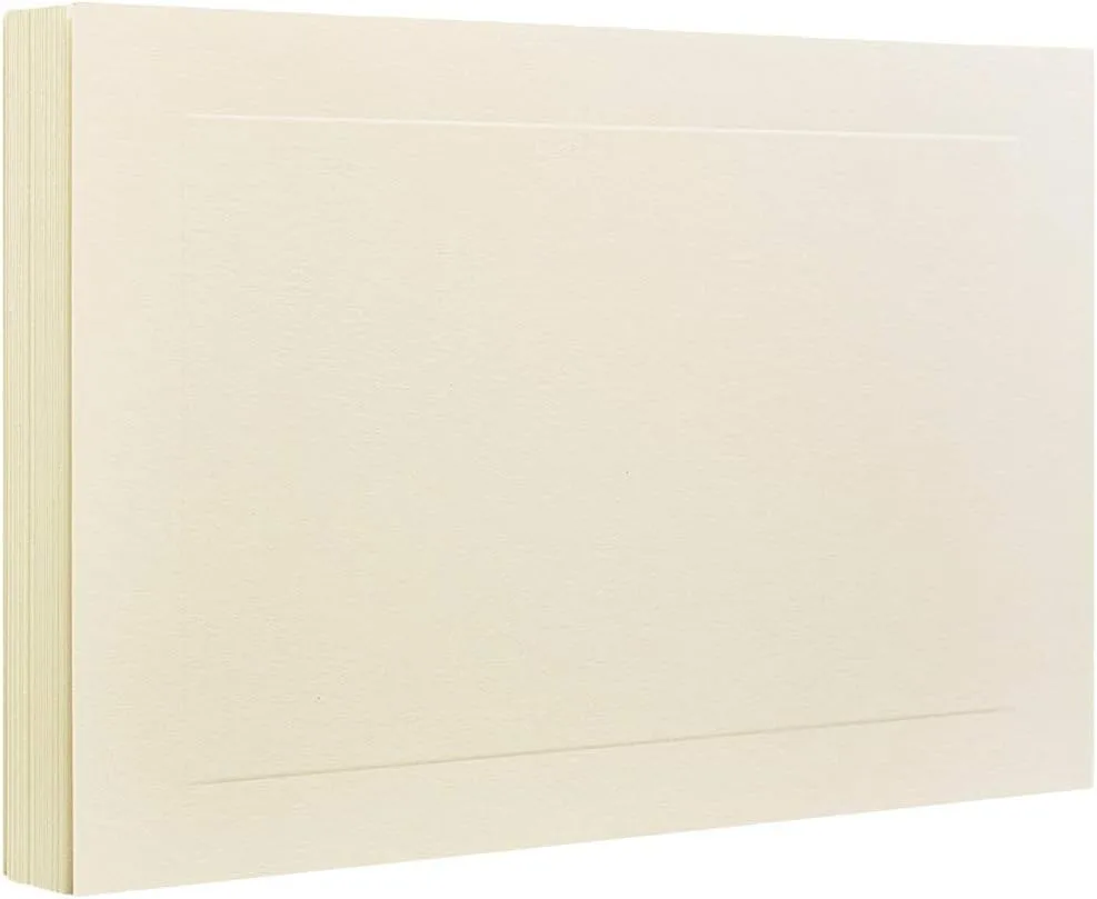 JAM PAPER Blank Flat Note Cards
