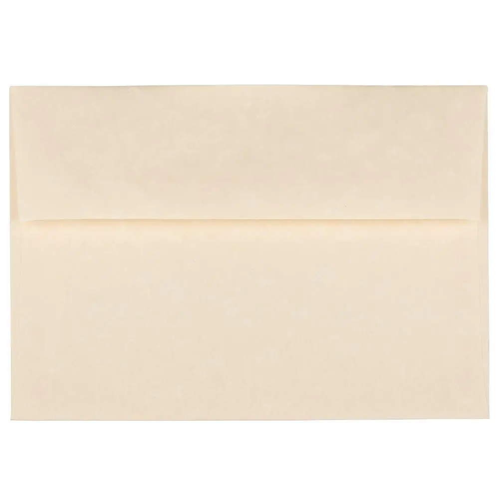 JAM PAPER Parchment Booklet Invitation Envelopes - 24 lb, 30% Recycled