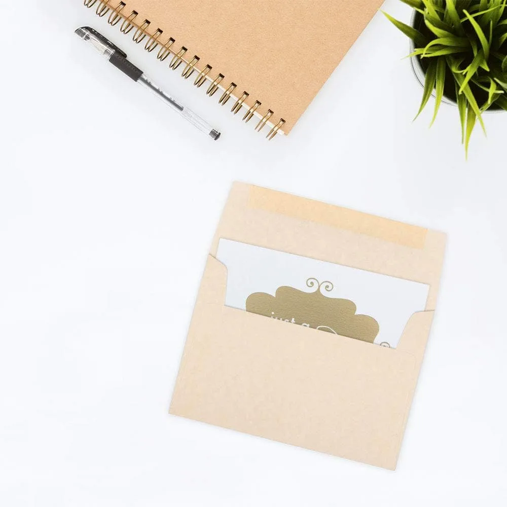 JAM PAPER Parchment Booklet Invitation Envelopes - 24 lb, 30% Recycled