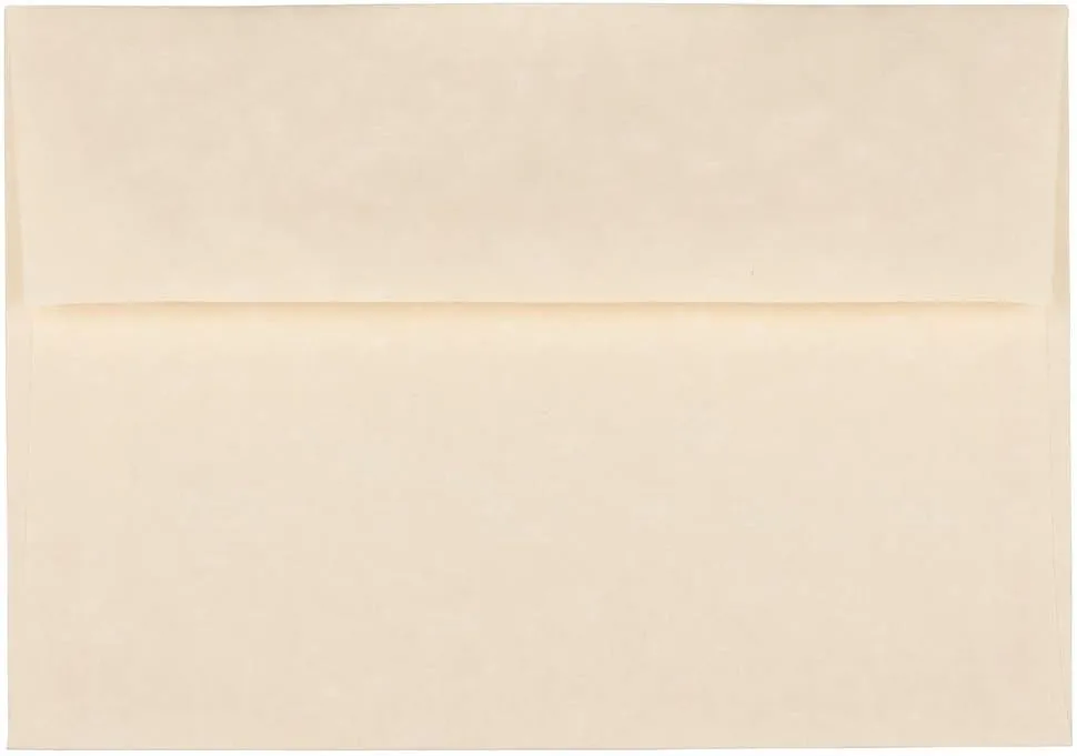 JAM PAPER Parchment Booklet Invitation Envelopes - 24 lb, 30% Recycled
