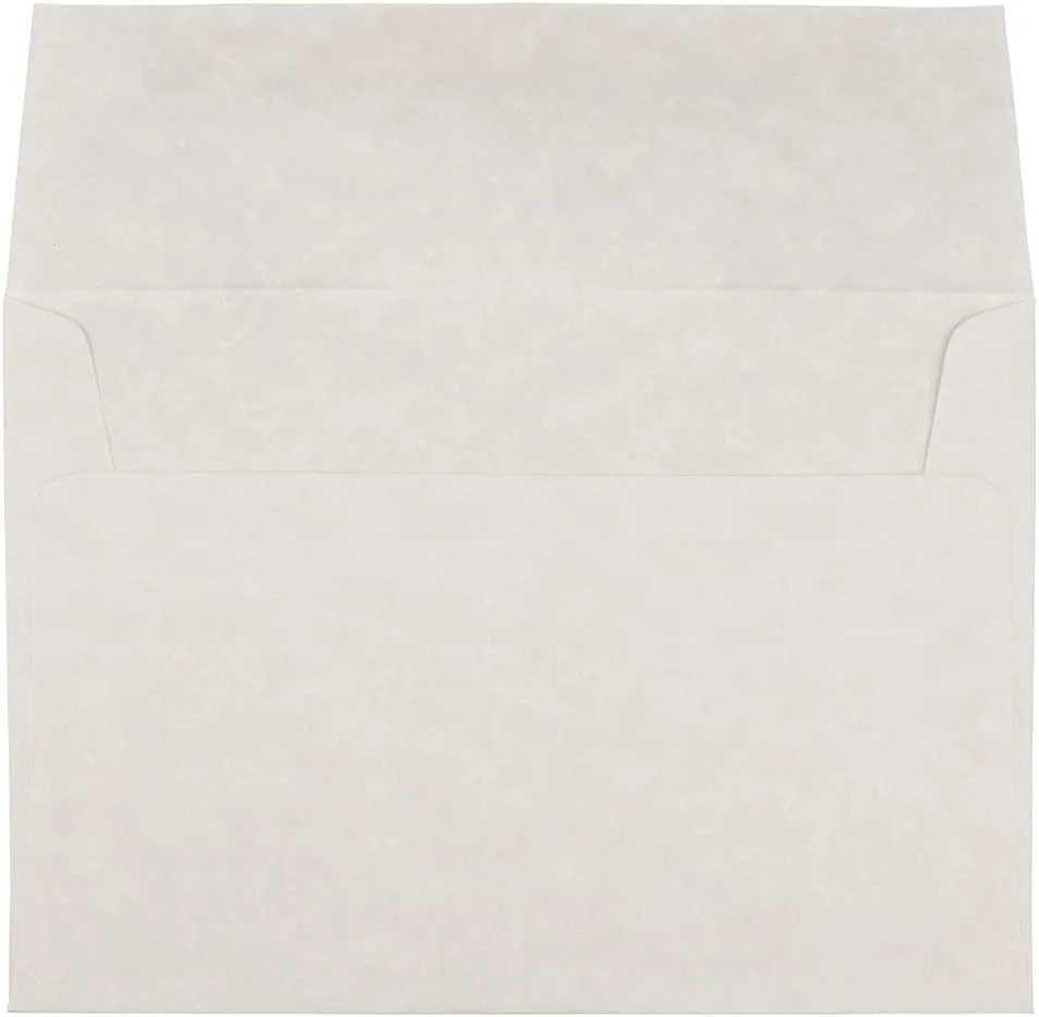 JAM PAPER Parchment Booklet Invitation Envelopes - 24 lb, 30% Recycled