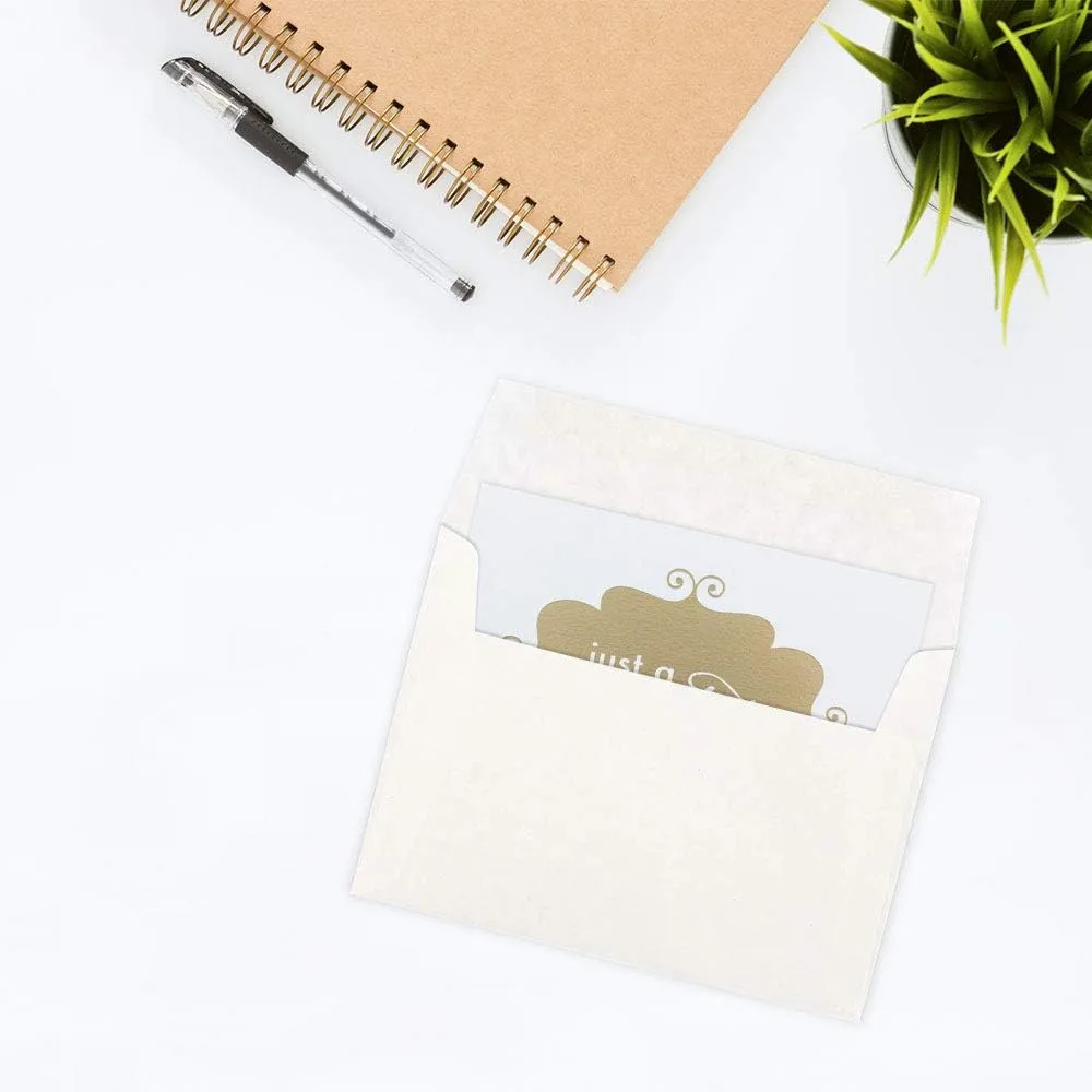 JAM PAPER Parchment Booklet Invitation Envelopes - 24 lb, 30% Recycled