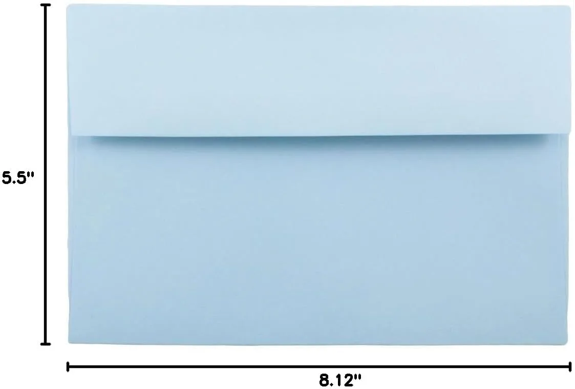 JAM PAPER Premium Booklet Invitation Envelopes