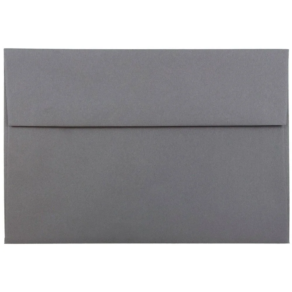 JAM PAPER Premium Dark Gray Invitation and Business Envelopes