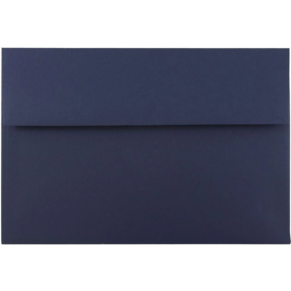 JAM PAPER Navy Blue Premium Invitation Envelopes - 25/Pack