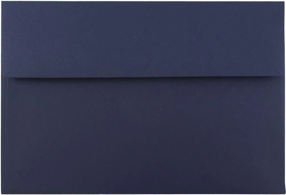 JAM PAPER Navy Blue Premium Invitation Envelopes - 25/Pack