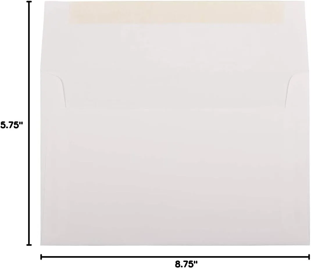 JAM PAPER Booklet Invitation Envelopes