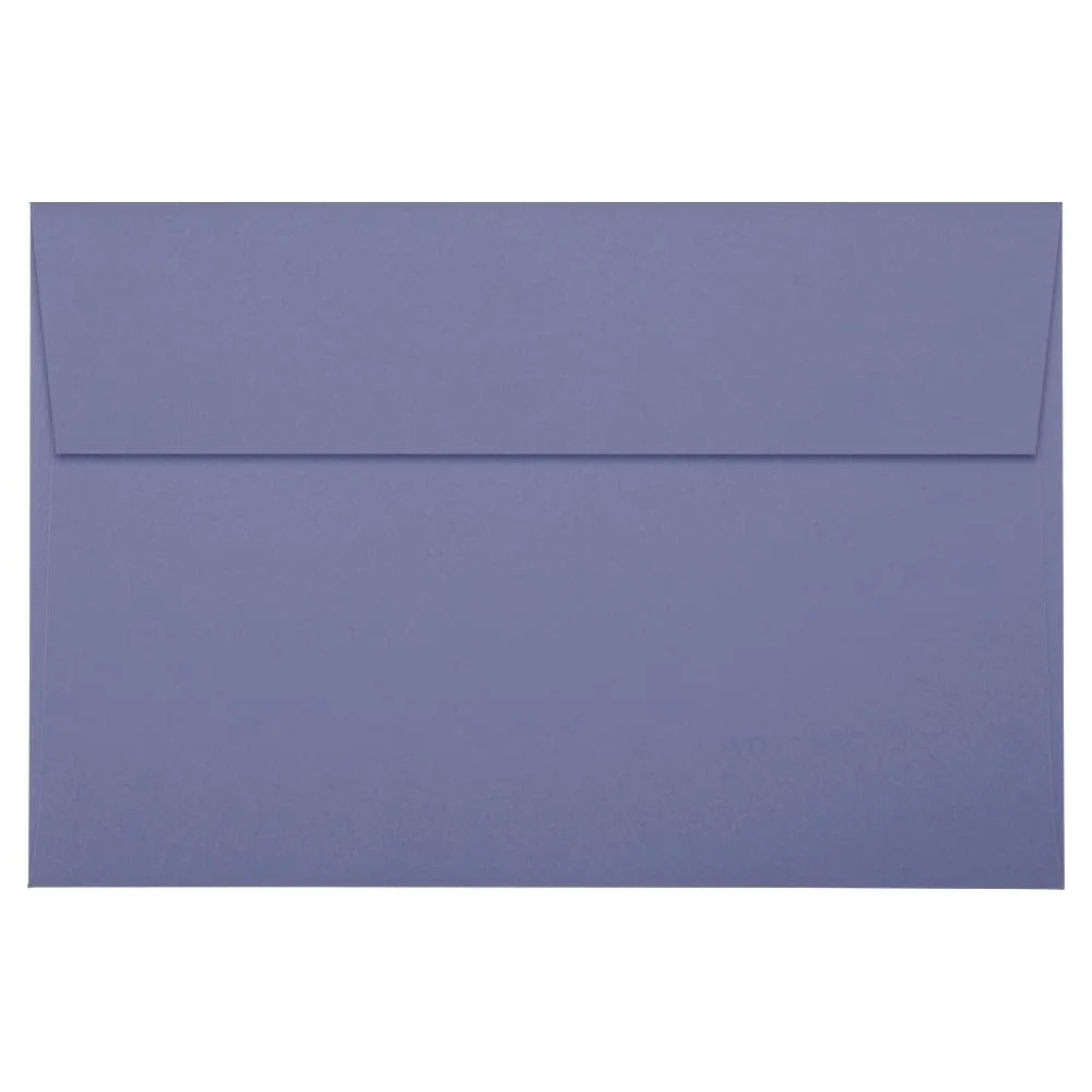 JAM PAPER Premium Dark Purple Invitation Envelopes - 25/Pack