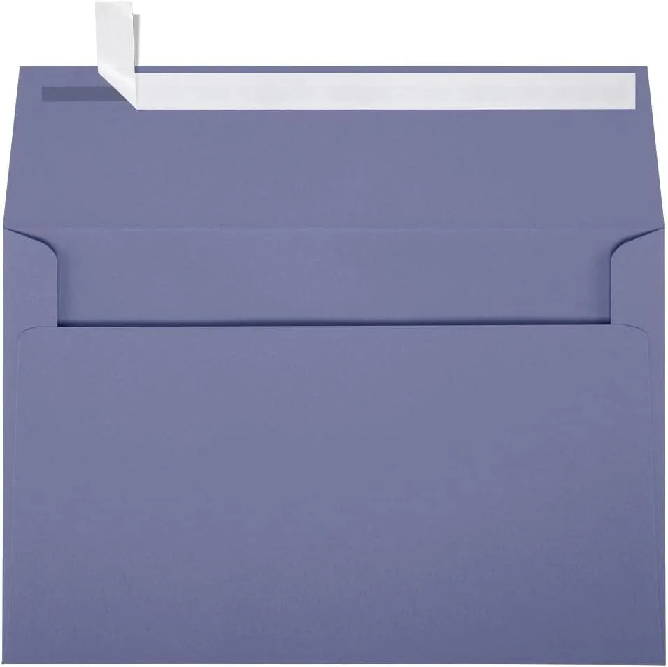 JAM PAPER Premium Dark Purple Invitation Envelopes - 25/Pack