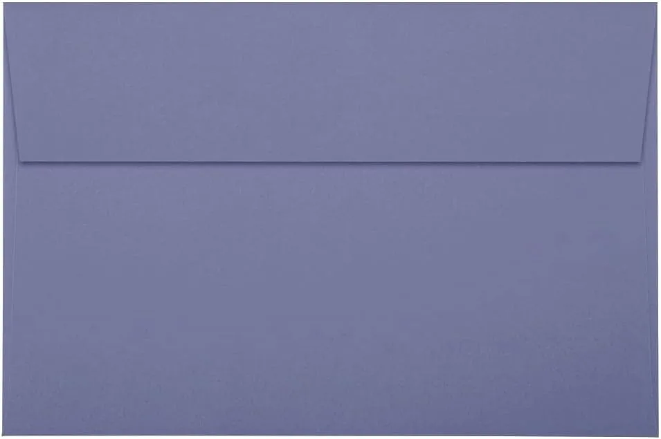 JAM PAPER Premium Dark Purple Invitation Envelopes - 25/Pack