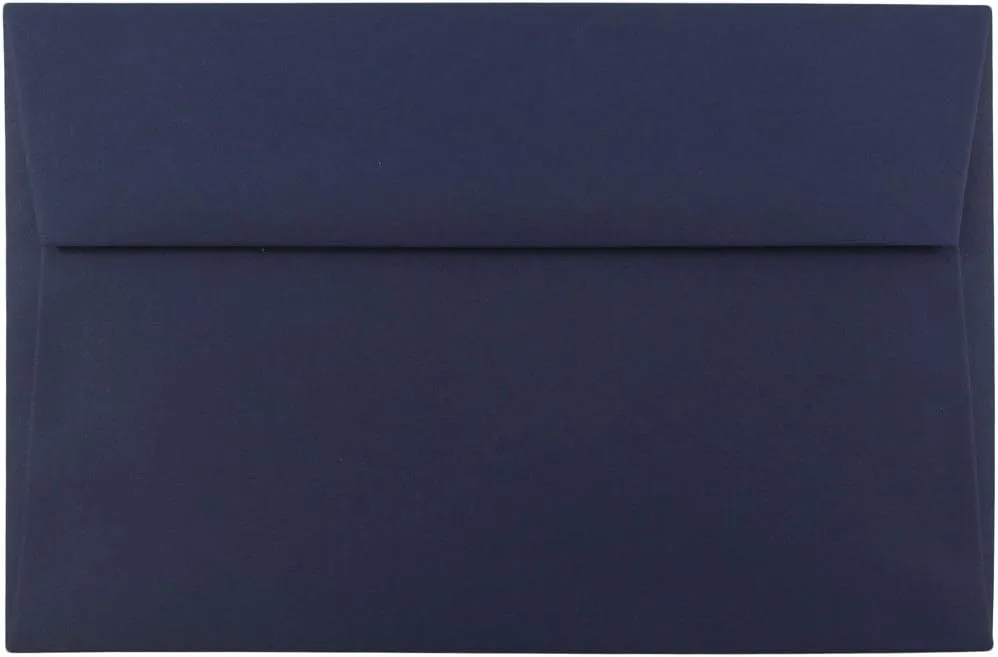 JAM PAPER Navy Blue Premium Invitation Envelopes - 25/Pack