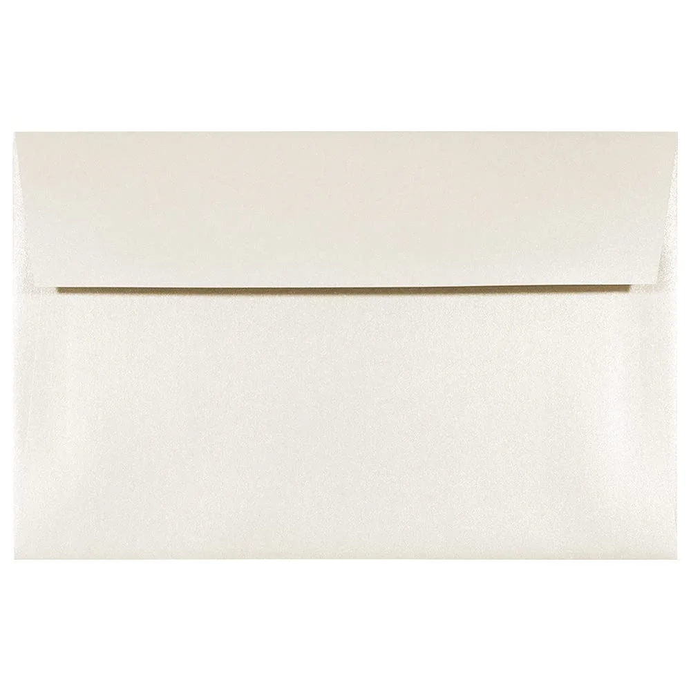 JAM PAPER Opal Stardream Metallic Invitation Envelopes